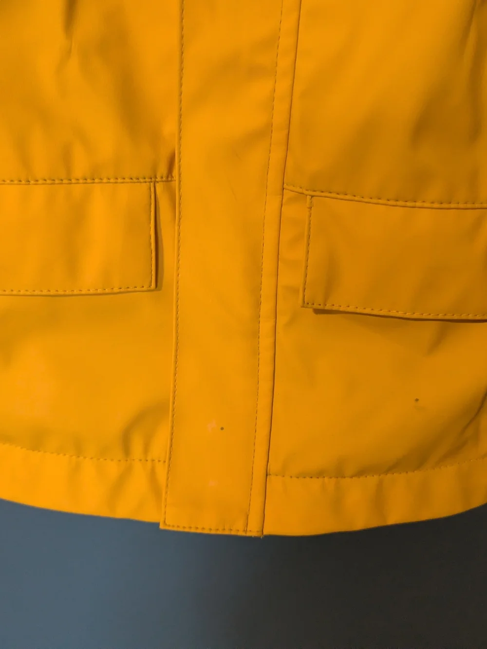 Cat & Jack Toddler Yellow Rain Jacket with Striped Lining